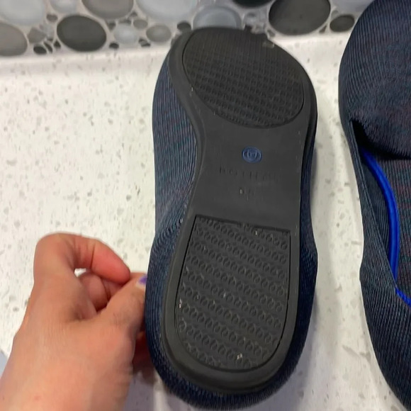 ROTHY’S woman’s blue with multi colors flats - Picture 12 of 15